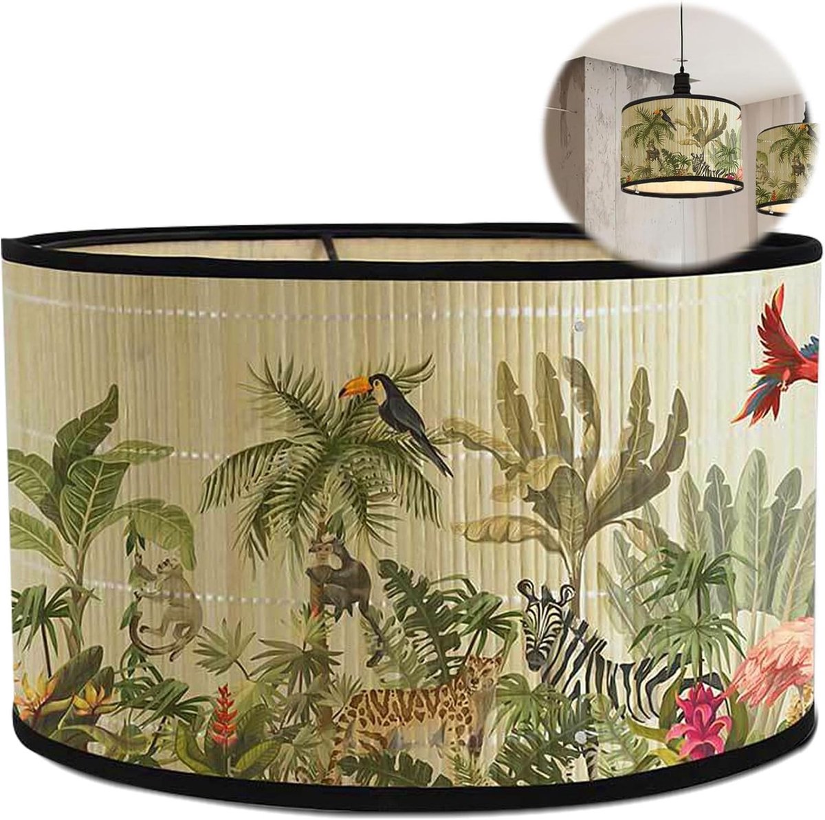 Lampenkappen voor tafellamp, huisdecoratie, lampenkap staande lamp voor tafel, vloer en hanglampen (lichtgroen)