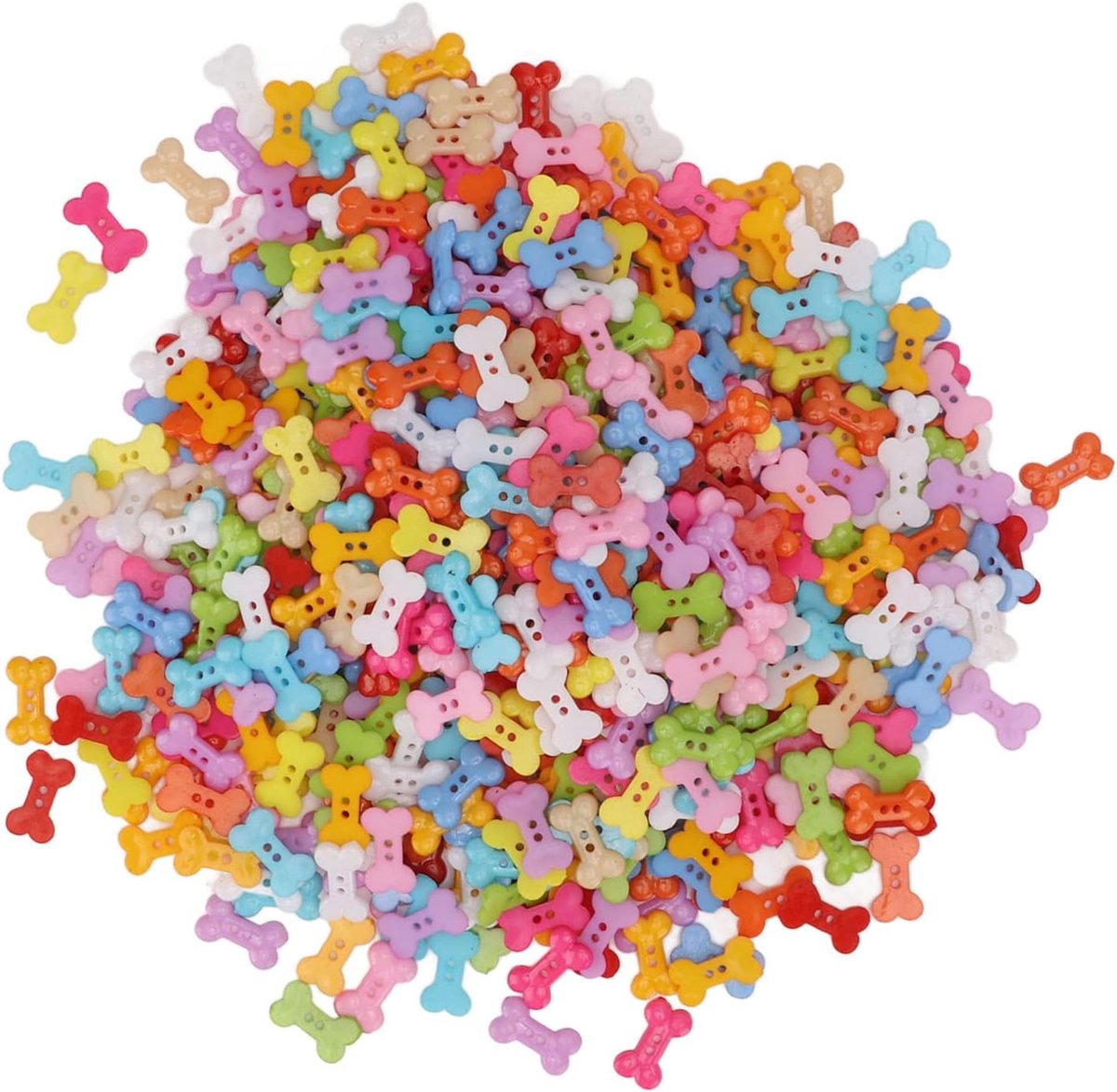 Bot Knoppen Plastic Huisdier Hond Bot Houten Bot Vorm Knoppen Kleding Houten Knoppen Voor Ambachten Versieringen Scrapbooking DIY Projecten