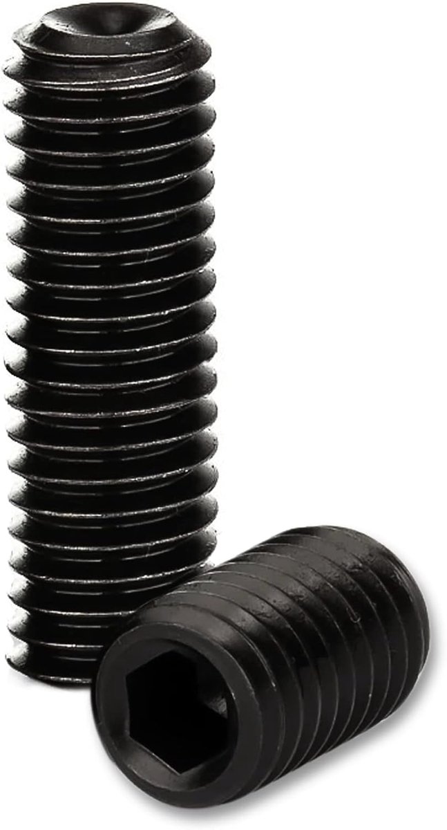 Industrial | Metrische schroefdraadloze kopschroeven| M6 x 20 mm | PACK 20 | Inbusbout met schroefdraad | Afgeschuind einde | Voor het bevestigen van onder meer multifunctioneel gebruik, huis, constructie