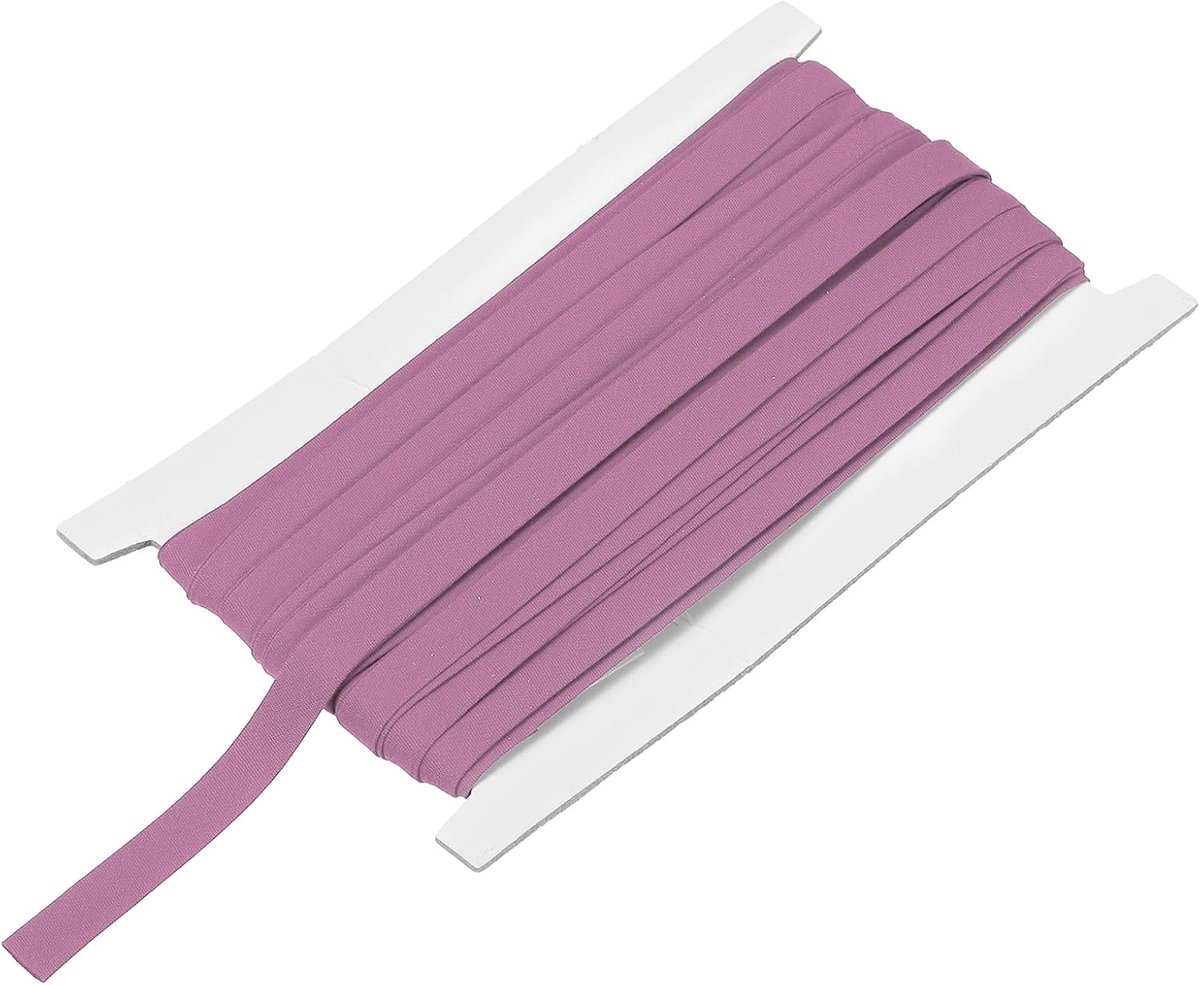 Biaisband, dubbele vouwband, katoenen band, stoffen band, katoen, naaien, accessoires, randband voor naaien, zomen, quilten, omzetten handwerk, doe-het-zelf (rubberrood, 12 yards)