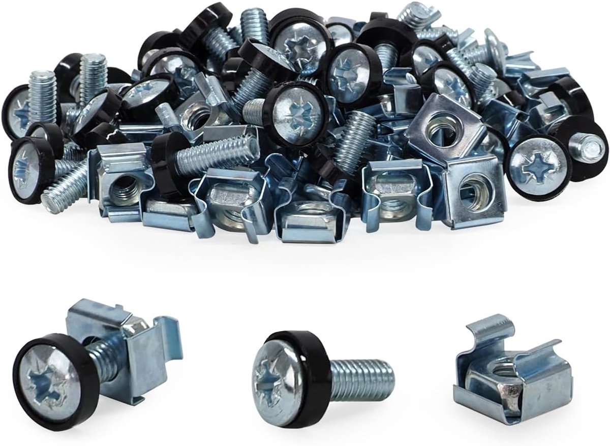 37343 kooimoer + sluitring + schroeven, 50 stuks