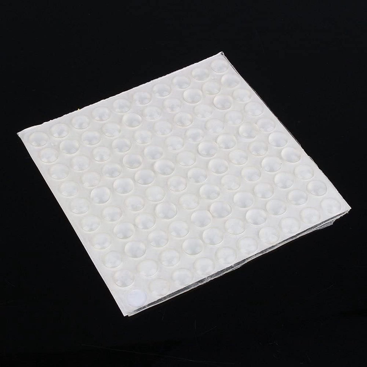 100 STKS Zelfklevende Siliconen Voeten Bumpers Halve Cirkel Transparant Doorzichtige Rubberen Voeten Kastdeuren Laden Meubels Bumpers Pads Geluiddempende Buffer Pads 8x2.5mm