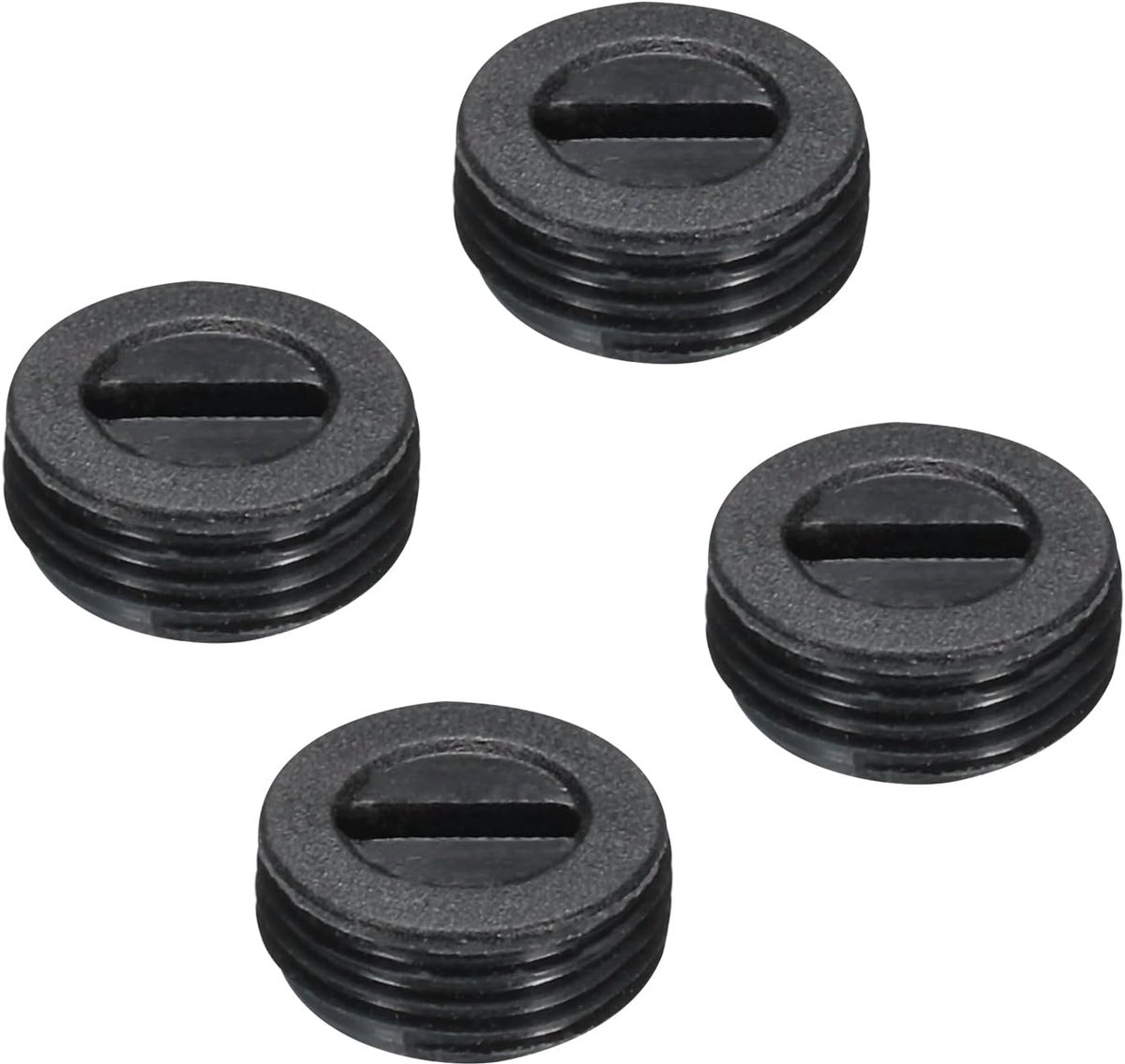 Kop voor borstelhouder van koolstof, kunststof afdekking voor elektrische motorborstel, zwarte draad, buitendiameter 12 mm, hoogte 5 mm, 4 stuks