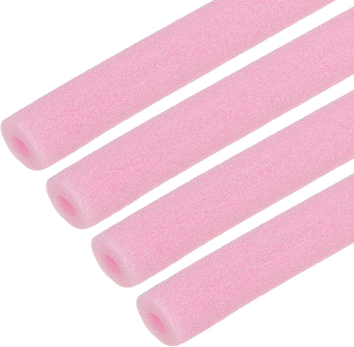Buisisolatie van schuimrubber, 1 m, Ø 5 mm, 5 mm dik, isolatie, buis, schuimslang voor verwarming, sanitair, verwarmingsbuis, koperen buis (roze)