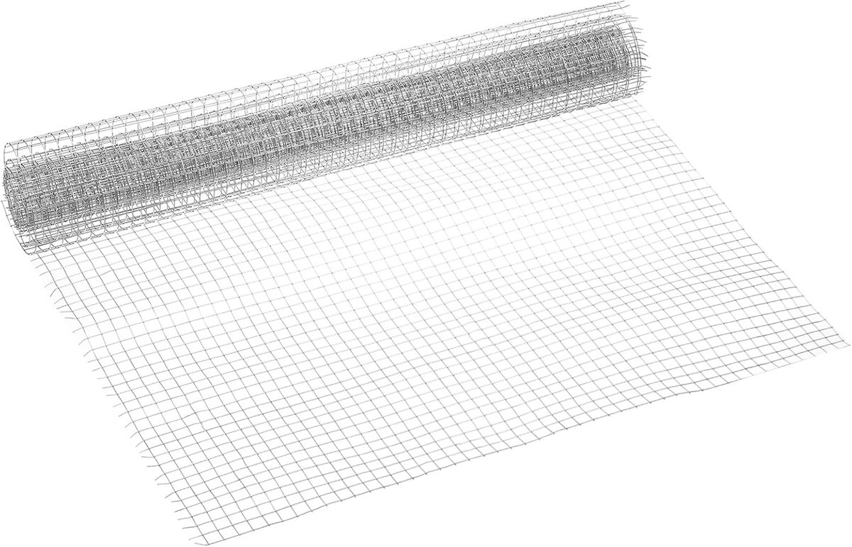 Hardwaredoek 40 cm x 1 Meter, 2/7 "(8 mm) 20 Gauge Gelast 304 Roestvrij Staal Draadgaas Rol Draad Scherm Hek voor Tuin Dieren Kip Omheining Konijn Afrastering