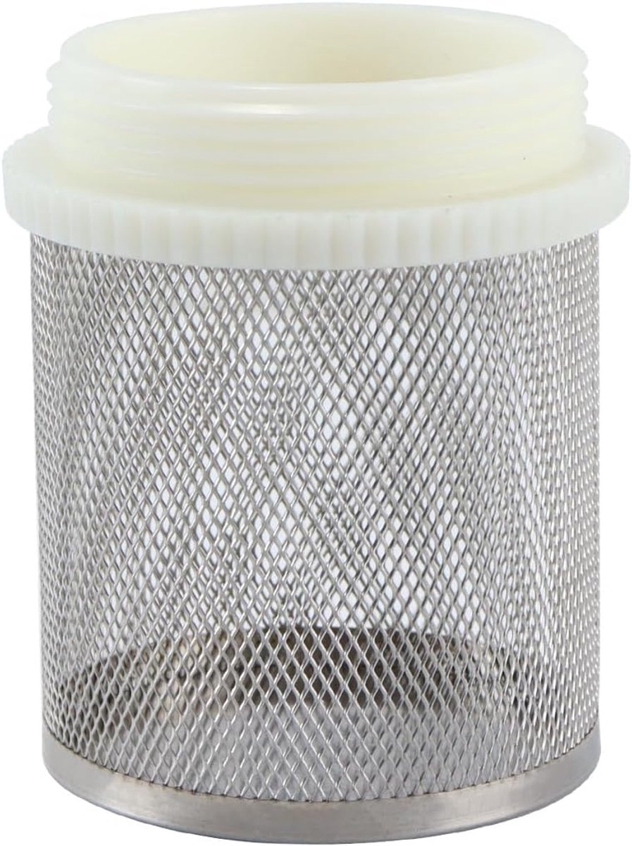 RVS-zuigkorf met ABS-schroefdraad, 2 inch / DN50, ISO228-schroefdraadaansluiting voor terugslagkleppen (2 inch / DN20)