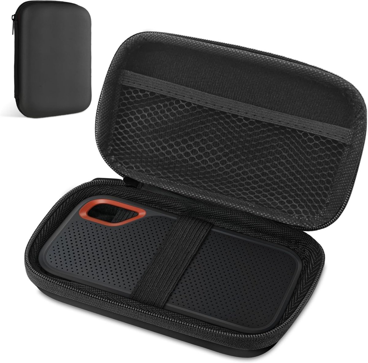 Elektronische tas, Harde schijf tas, Elektronica tas organizer, Universele reiskabel tas, Draagbare kabelorganizer voor mobiele telefoon oplaadkabels, Powerbank, USB-sticks, #5 zwart