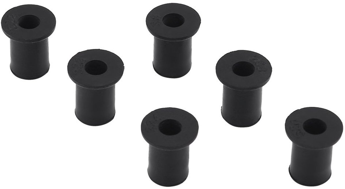 Well Nuts Rubber Well Nuts M4 Messing Rubber 6Pc M4le Rubber Well Nuts Windschermen Voor Motorcyclesk Kano Boten