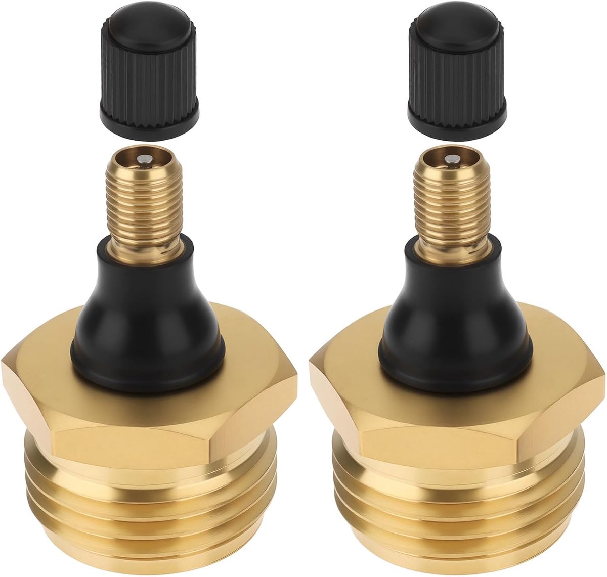 2 Stks 8mm RV Messing Blow Out Plug 27mm Draad voor Clearing RV Water Lijnen