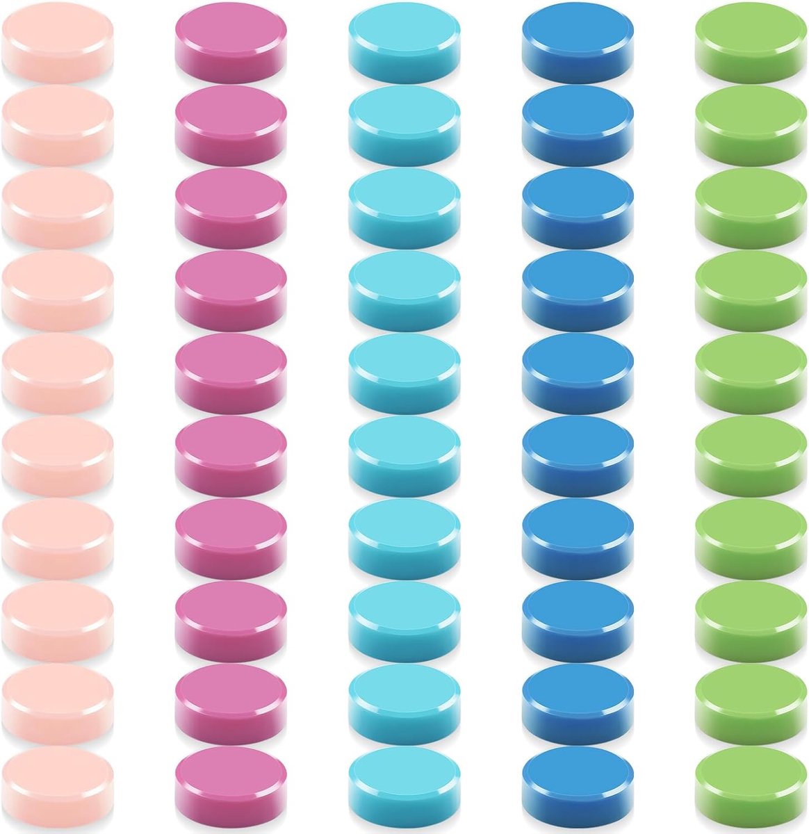Magneten Kleurrijke Koelkast Magneet, Locker Magneten Leuke Decoratieve (Macaron-50PCS)