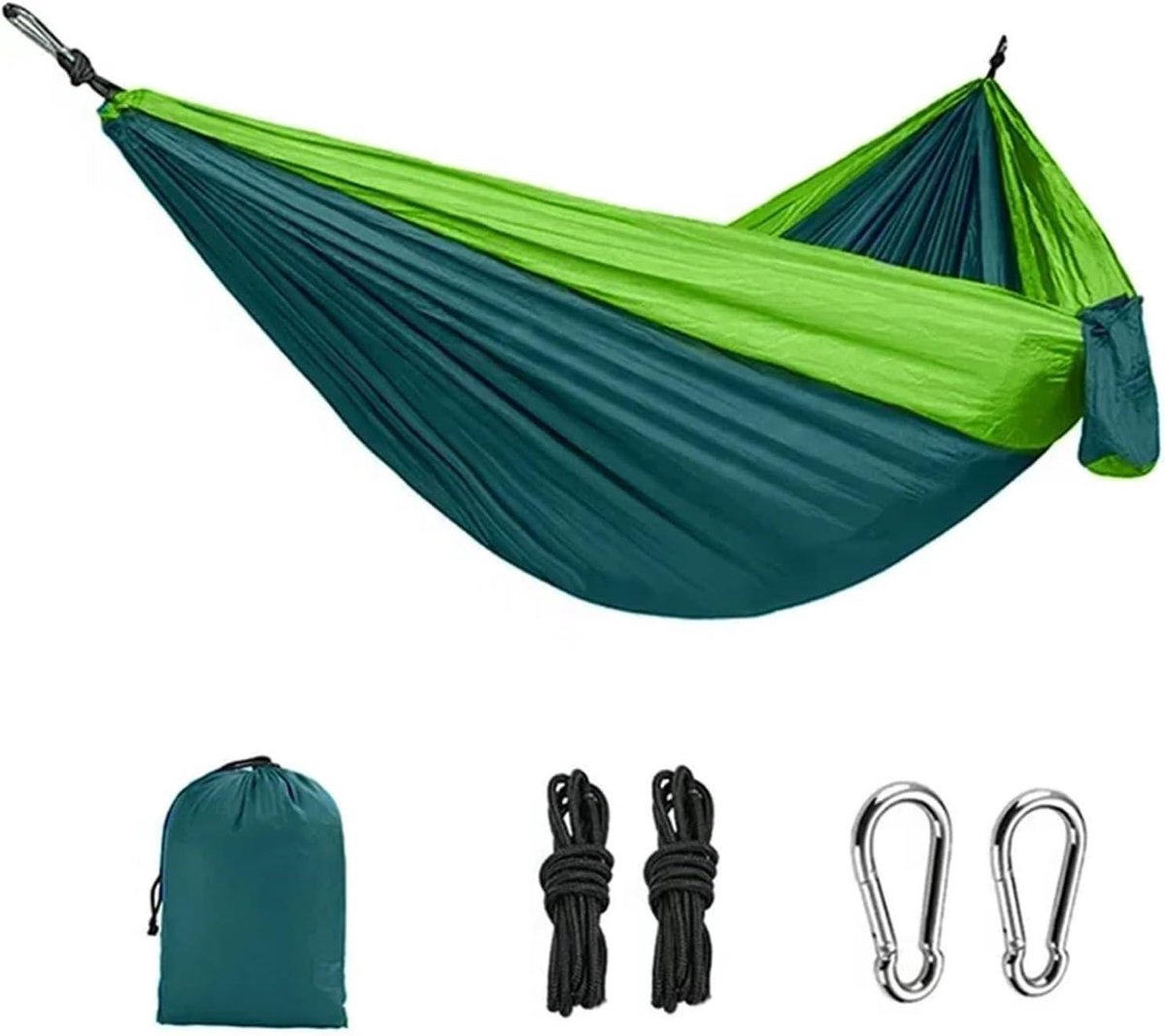 Draagbare Camping Hangmat - Outdoor Hangmat Lichtgewicht - Ontspannen in de Natuur - Hoge Sterkte Parachute Stof