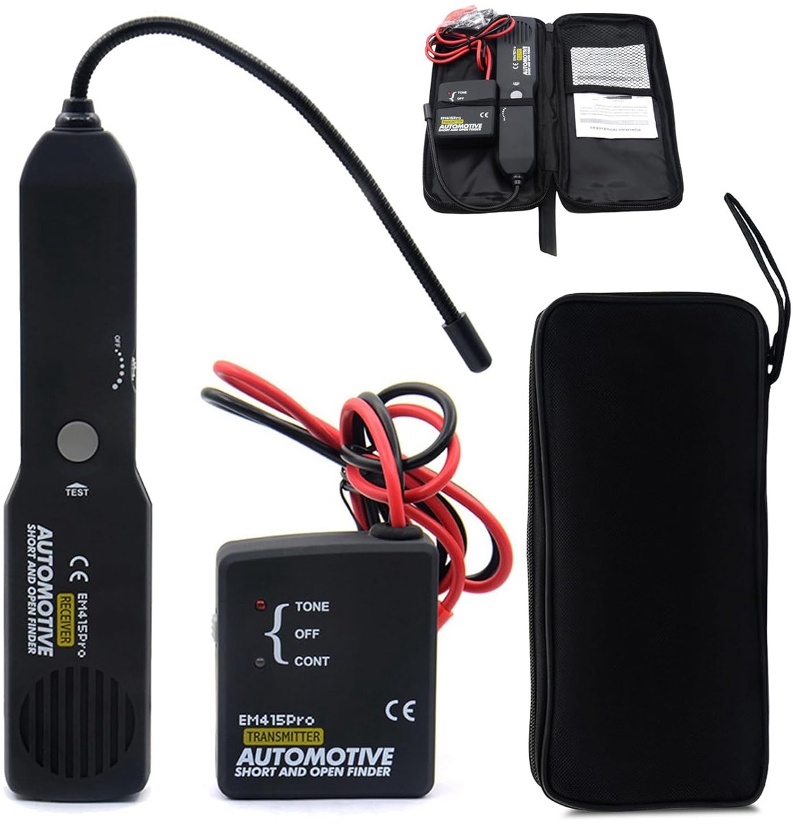 Circuittester - Draagbaar kabelcontroleapparaat - Kabeldetectie - Voor installatie en onderhoud - ShopVlot