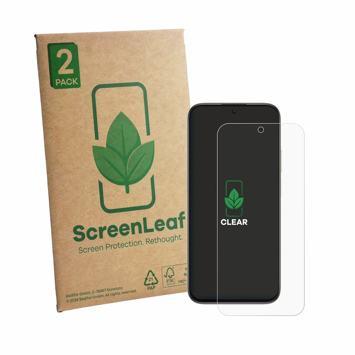 2 Stuks Screenprotector voor Honor X7e Plus 5G - Hoogwaardige Beschermfolie transparant