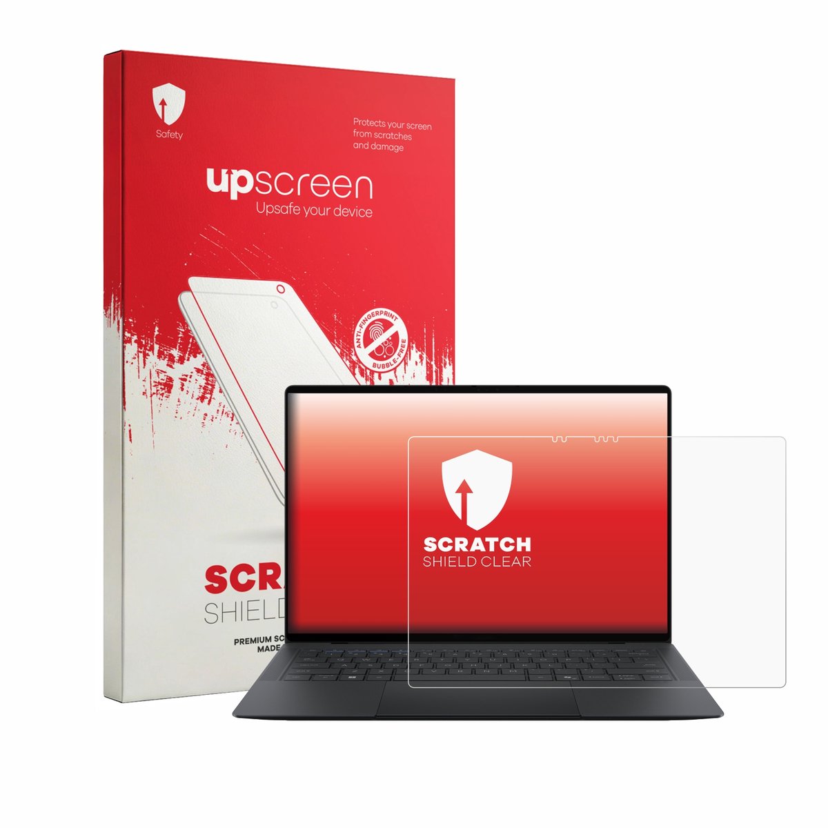 upscreen - Screenprotector voor ASUS ExpertBook Ultra - Folie Beschermfolie transparant