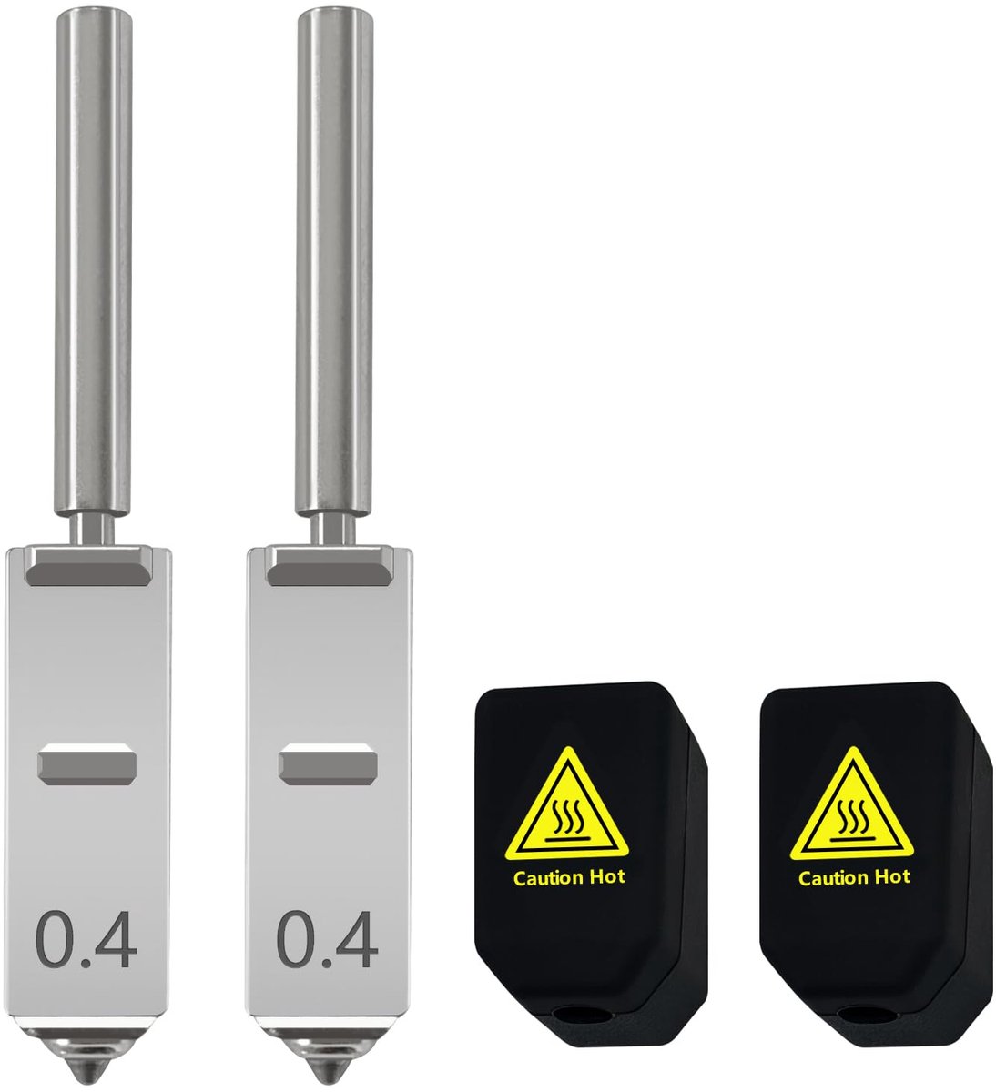 Mondstukken 0,4 mm - Gehard staal - Voor Kobra S1 Max Combo - Eenvoudige installatie - ShopVlot