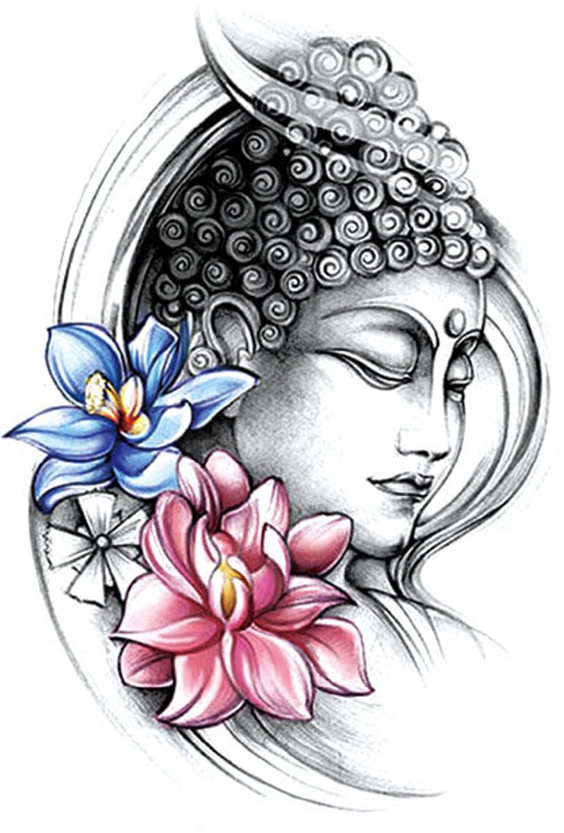Tijdelijke tattoo buddha 3 dagen