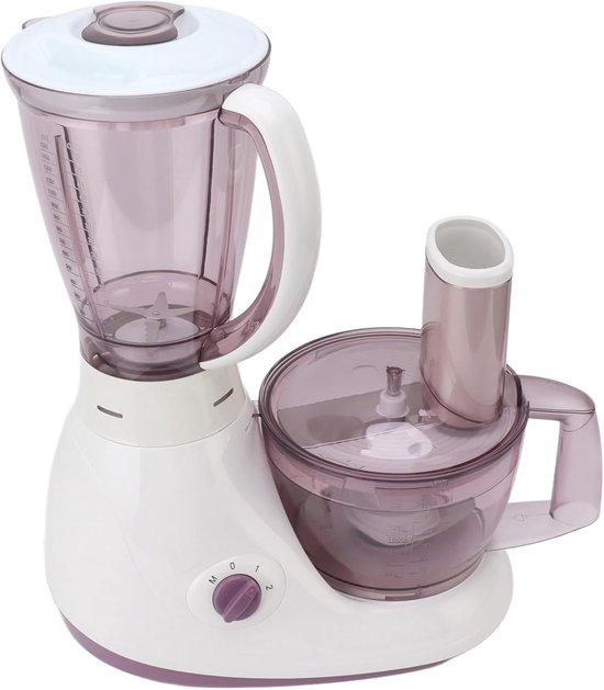 Elektrische Mixer - Keukenmachine - Bakken en Koken - 3 Roestvrijstalen Containers - 2000W - Multi — afbeelding 4