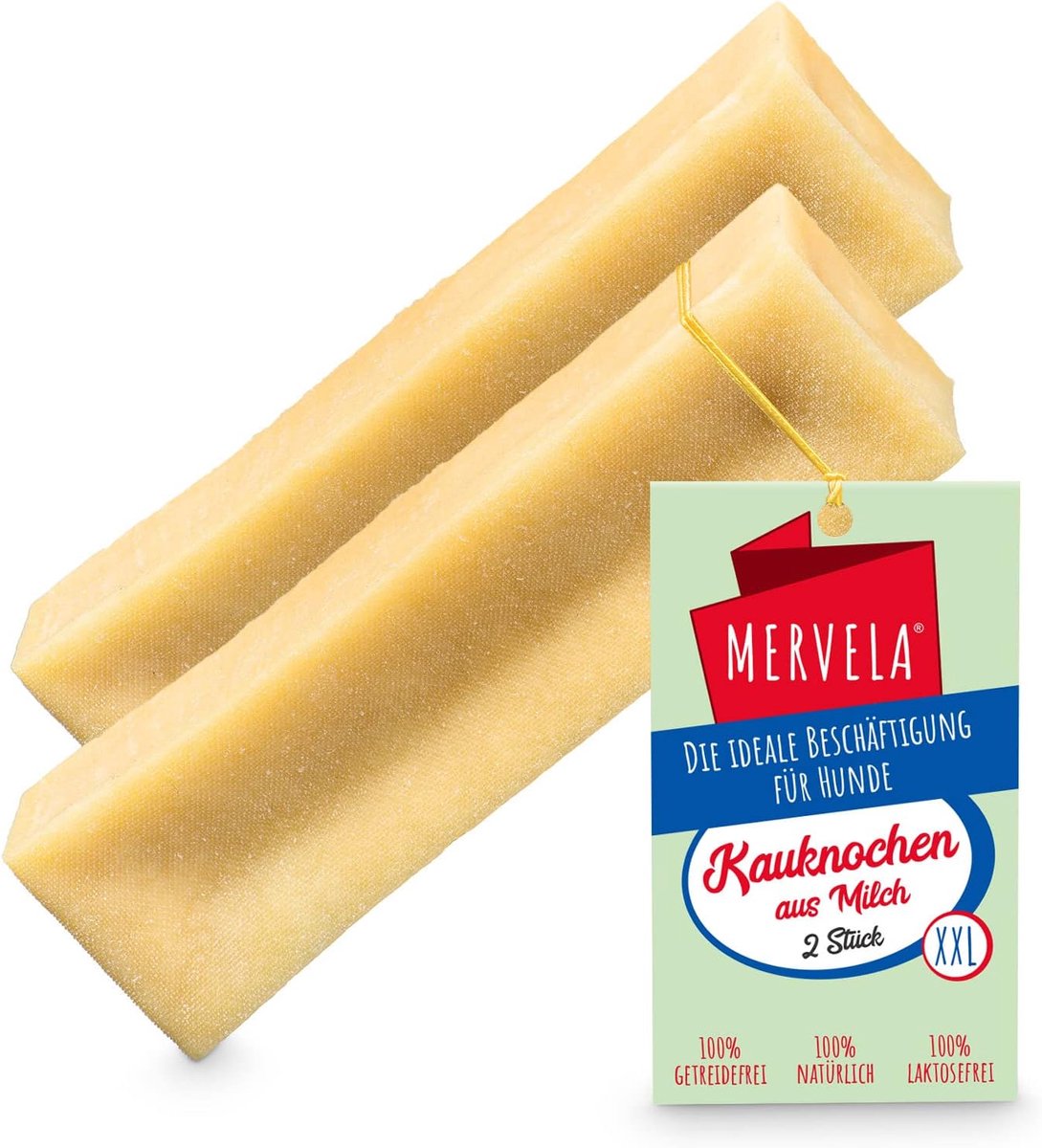 Kauwsnacks voor grote honden - Handgemaakt - Kaassmaak - Natuurlijke tandverzorging - 1 stuk - SnelShoppen