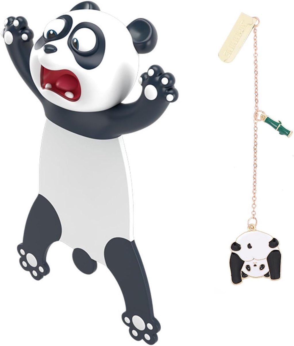 Boekmerken 3D Dieren - Panda - Leuk en creatief - Perfect voor jongens en meisjes - SnelShoppen