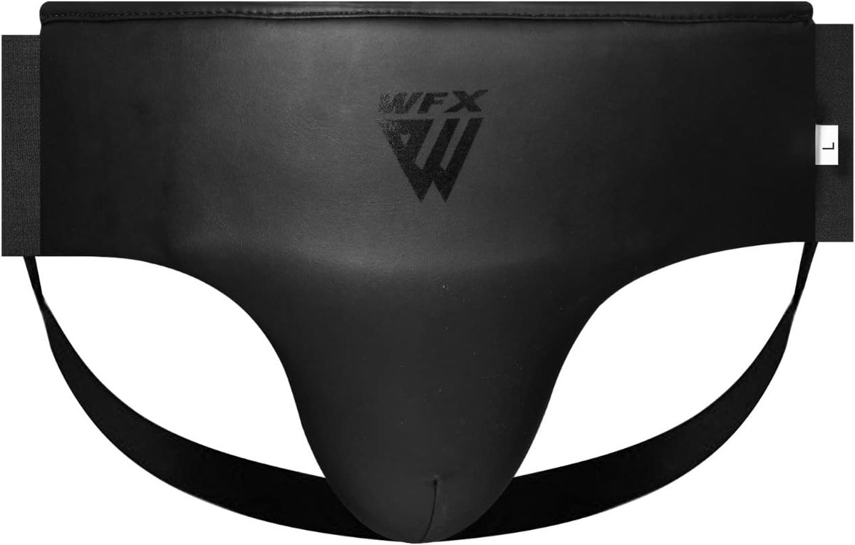 Jockstrap voor vechtsporten - elastisch - leren kruisbeschermer - optimale bescherming tijdens training - SnelShoppen