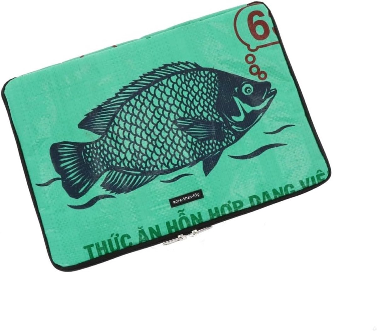 Laptop Sleeve 15 Inch - Olifant Rood - Gerecyclede Cementzakken - Optimale Bescherming voor je Laptop - ShopVlot