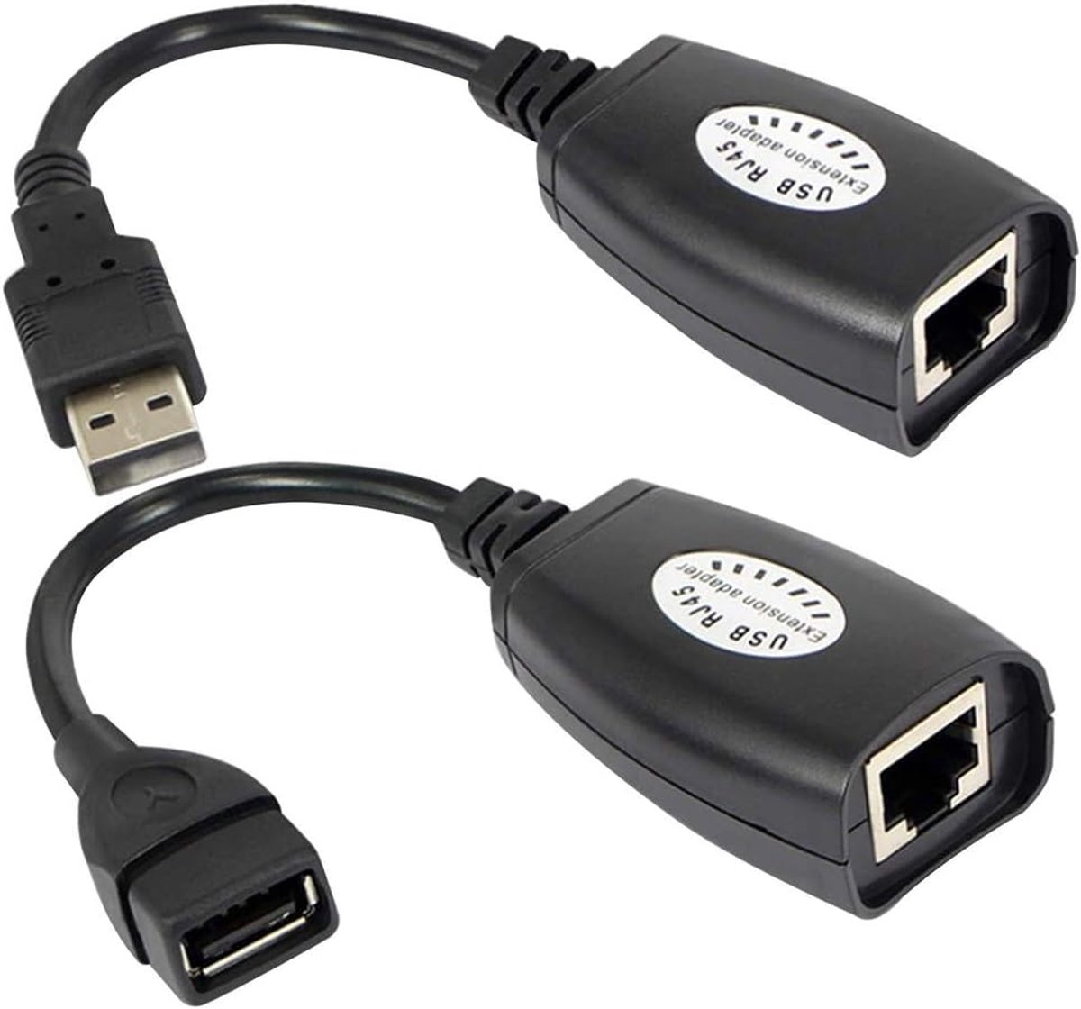 USB naar RJ45 LAN extender - 150 voet verlenging - zelfaangedreven - ideaal voor USB-apparaten - ShopVlot