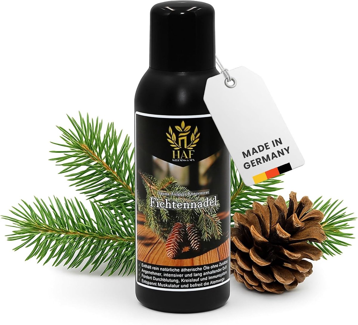 Sauna Infusie Concentraat 100 ml - Sparrennaalden - Natuurlijke Essentiële Olie - Intensieve en Langdurige Geur - ShopVlot