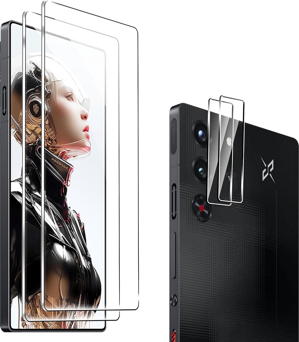 3D beschermfolie voor RedMagic 10S Pro/10S Pro+ - gehard glas - 9H hardheid - krasbestendig - ShopVlot