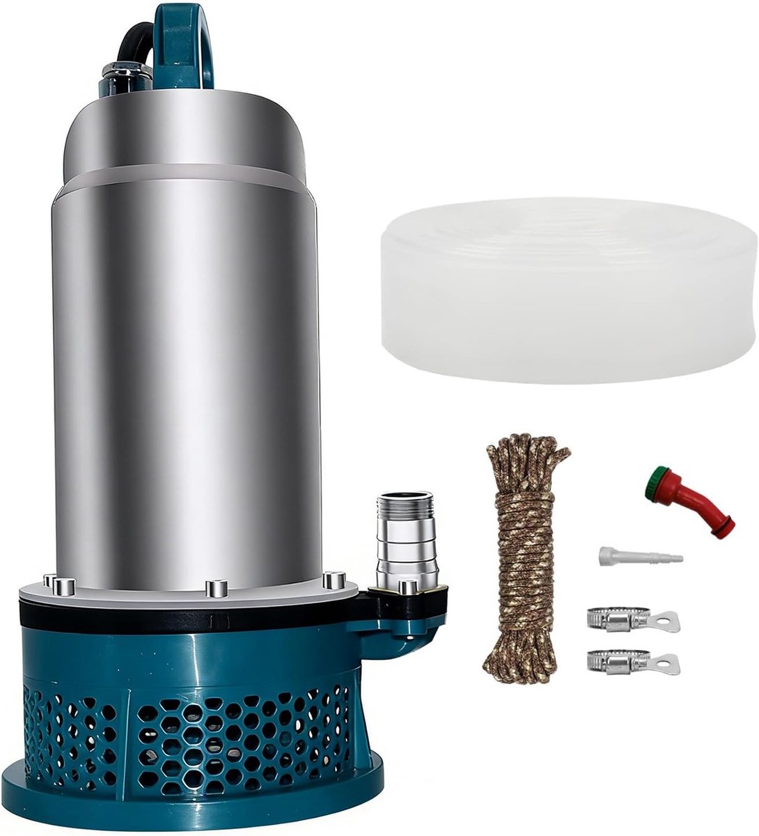 Dompelpomp 5000 L/u - Draadloos met 5 m Kabel - 16 m Opvoerhoogte - Ideaal voor Tuinirrigatie - ShopVlot