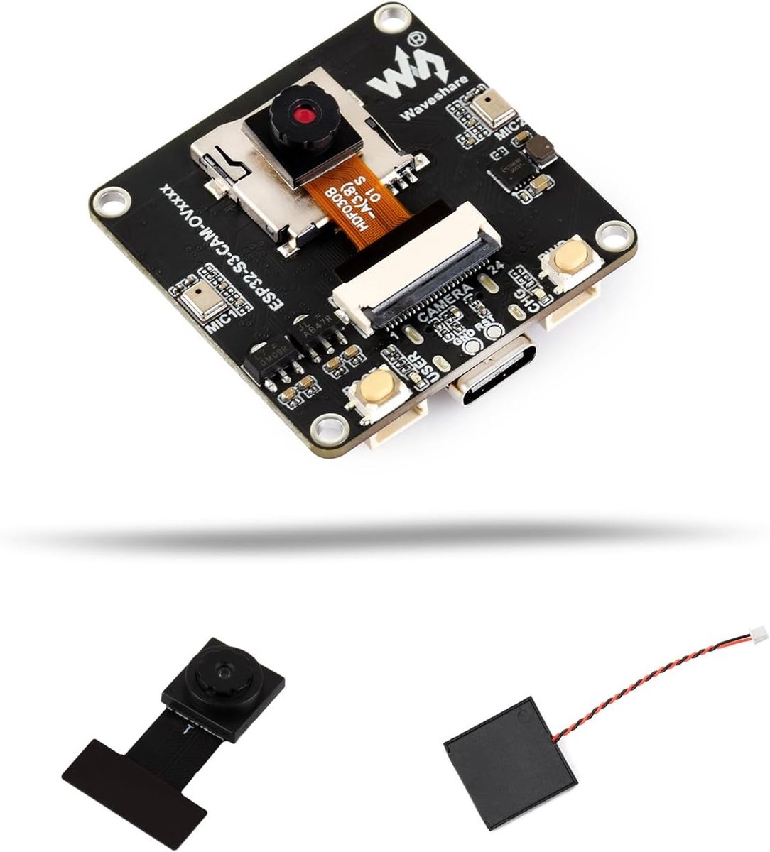 AI Camera Ontwikkelbord - GC2145 Camera - Dual Microfoonarray - Ideaal voor spraak- en beeldtoepassingen - ShopVlot