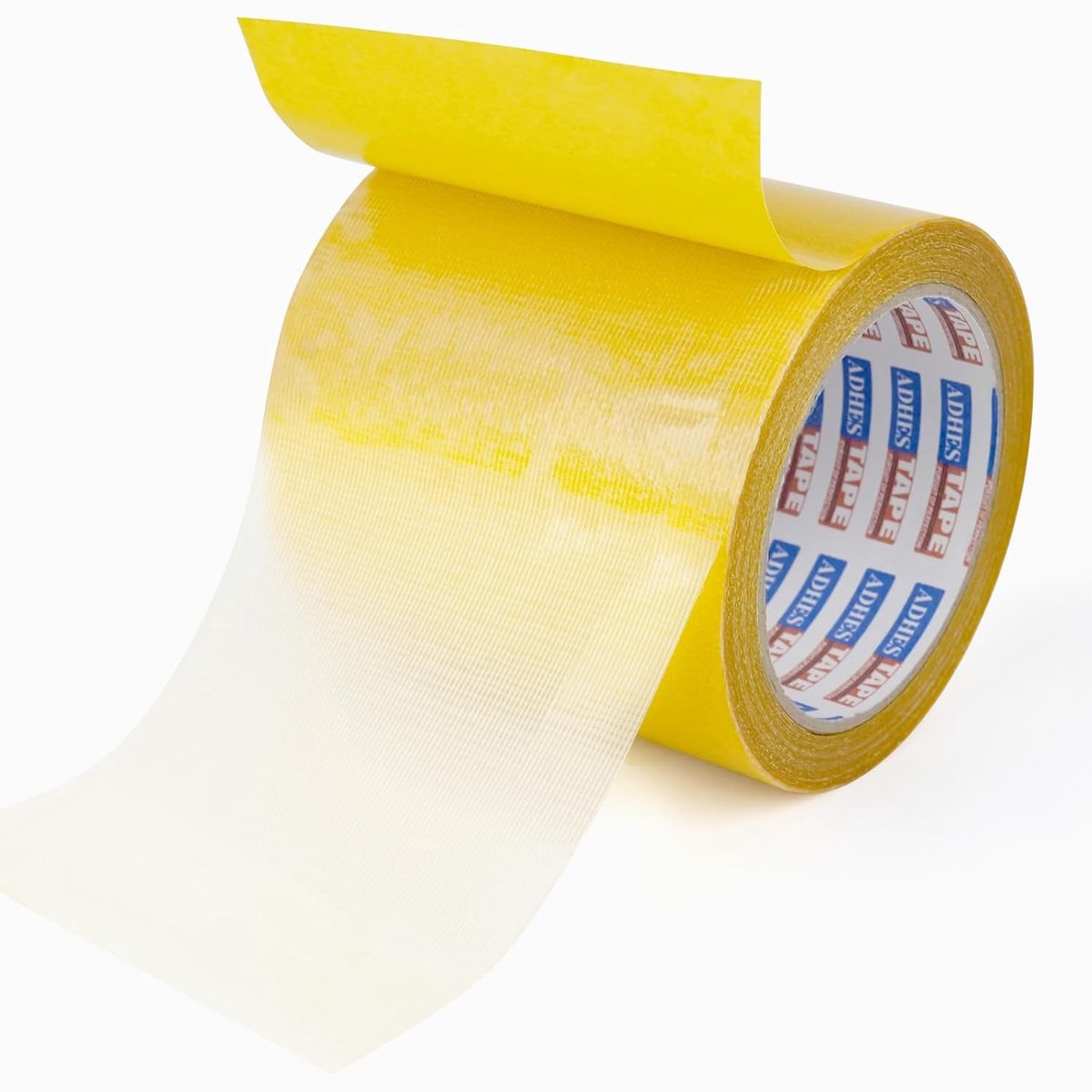 Tapijt tape dubbelzijdig 100 mm x 9.4 m - bruin - extra sterke hechting - geschikt voor alle gladde oppervlakken - ShopVlot