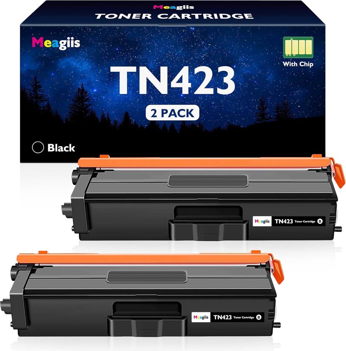Toner cartridges TN423 zwart - compatibel - scherpte en helderheid - ideaal voor zakelijke documenten - ShopVlot