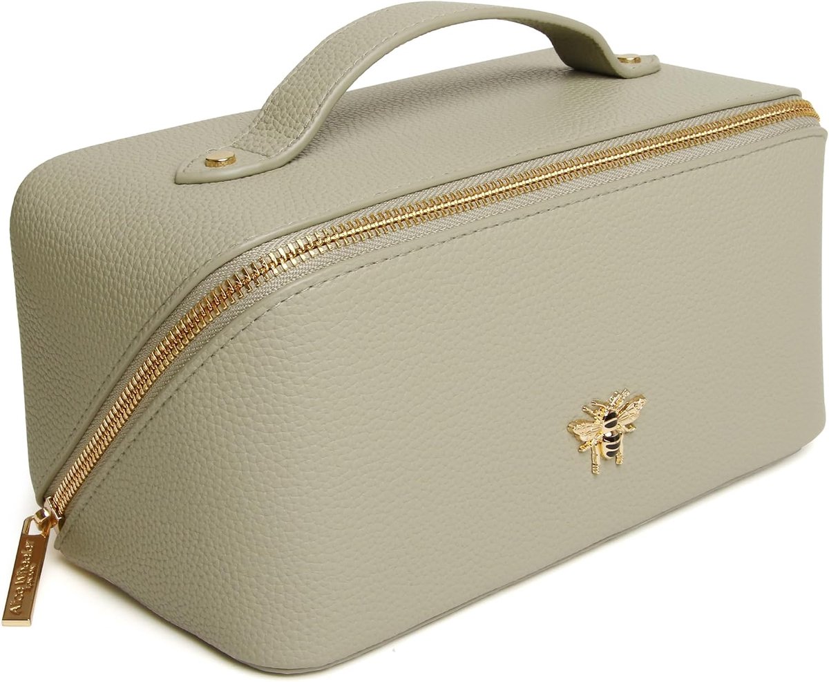 Beauty Case - 22 x 6 x 16 cm - Pistachio - Luxe ontwerp - Ideaal voor reizen - ShopVlot