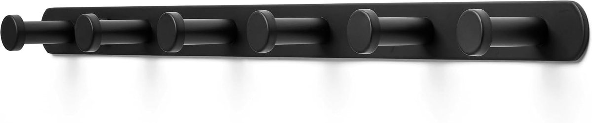 Jassenrek met 6 haken - 45CM - RVS - Ruimtebesparend ontwerp - ShopVlot