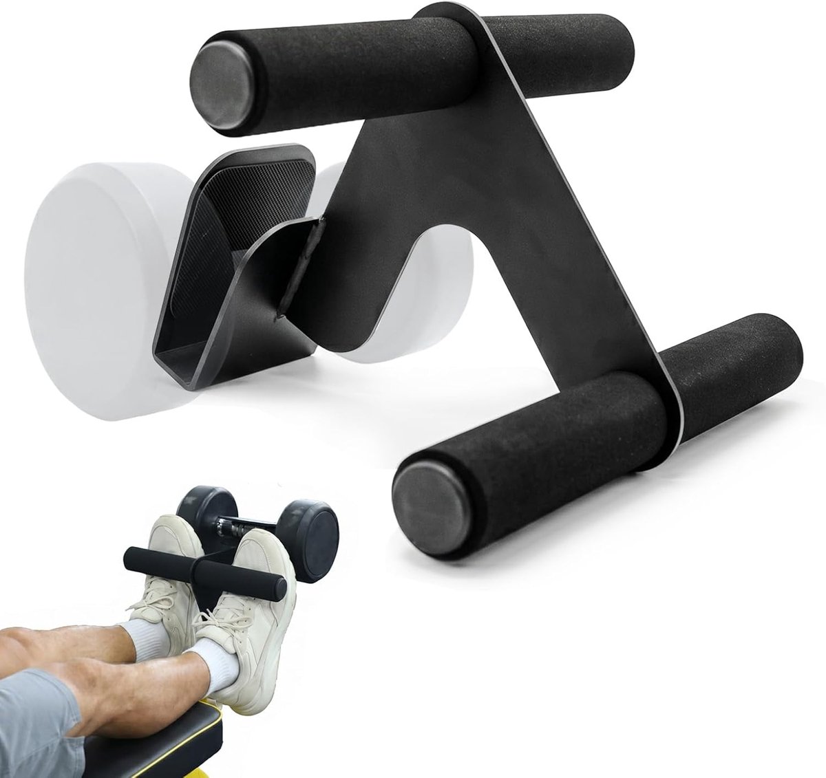 Tib Bar scheentrainer - universele tibialis voortrainer - siliconen bekleding - krachttraining voor thuis - ShopVlot