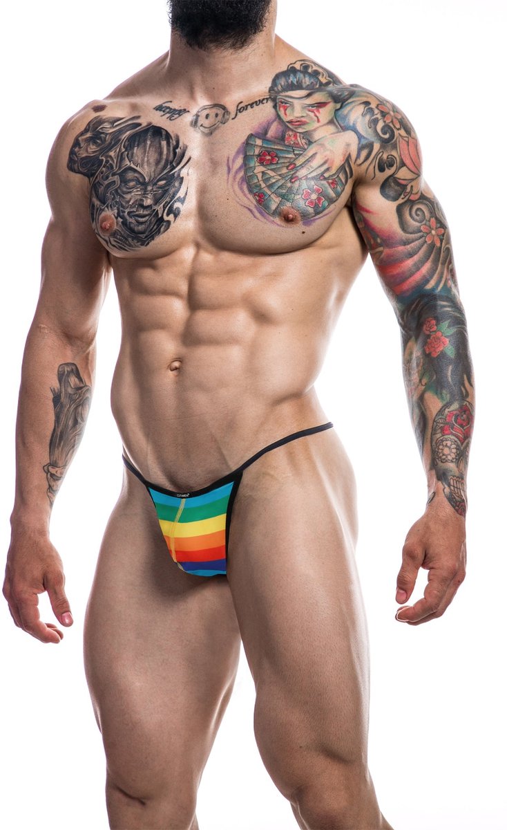 Cut4Men - Sexy Herenstring - Rainbow L