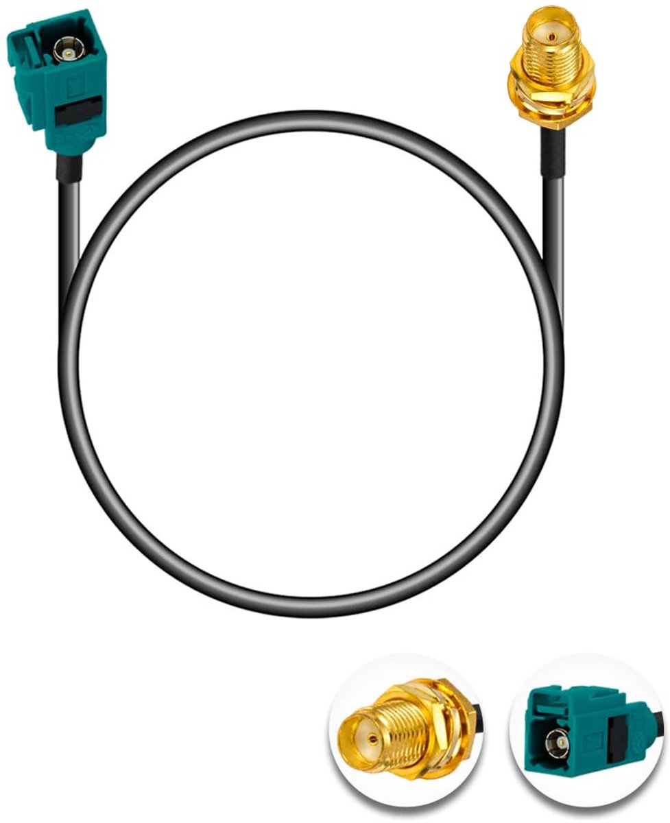 Fakra Z Kabel 30cm - RF Coaxiaal - SMA Female - Ideaal voor Car Stereo GPS - ShopVlot