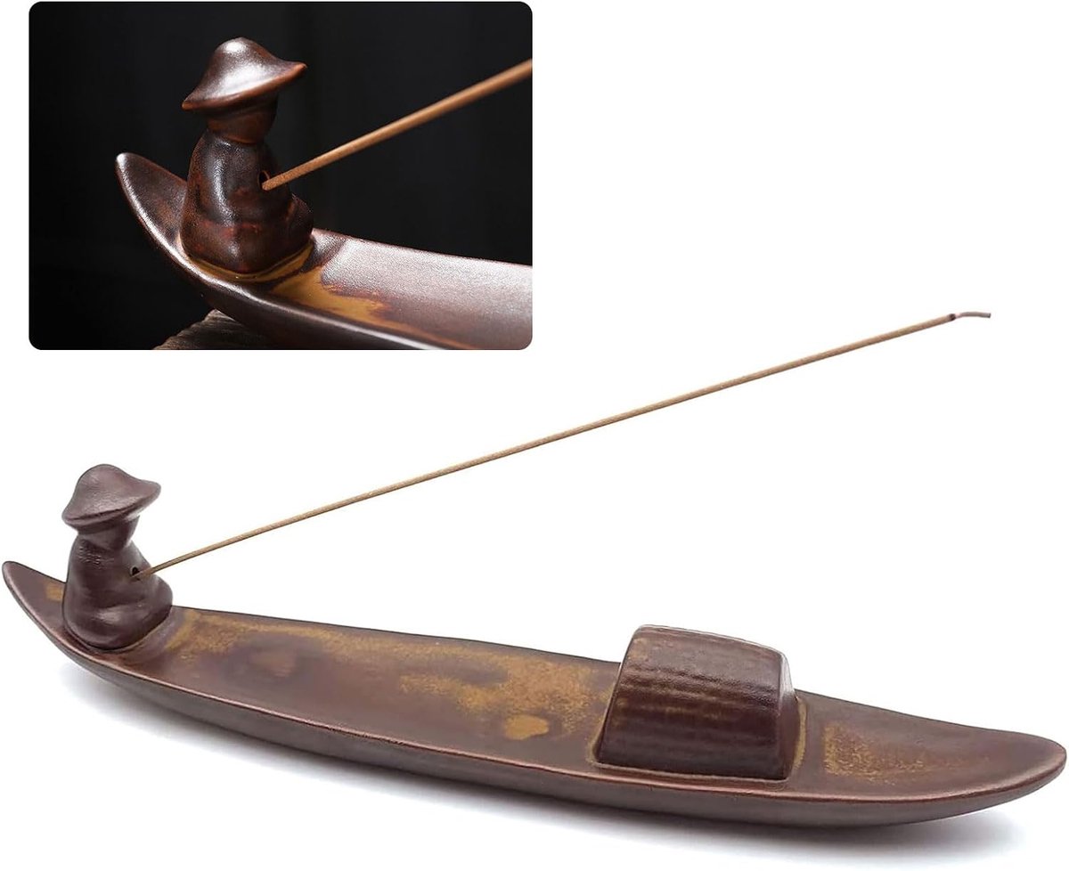 Incensestickhouder - keramisch - handgemaakt - perfect voor meditatie - ShopVlot