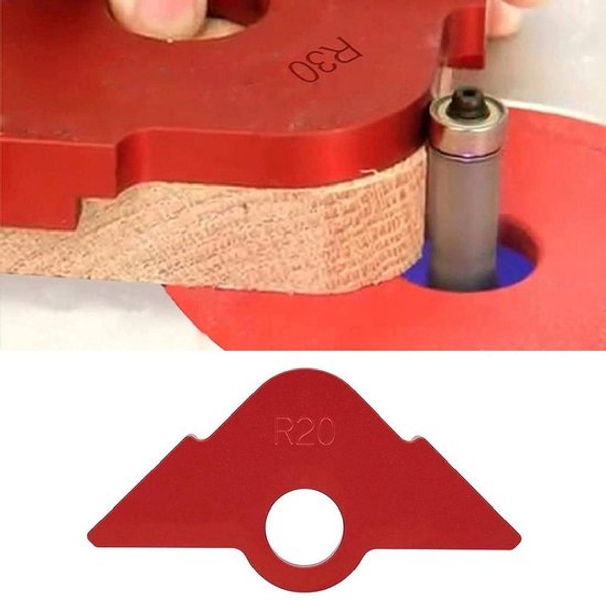 Zeynomax - Stevige Aluminiumlegering Hoeksjabloon - Roestbestendig - Houtbewerking