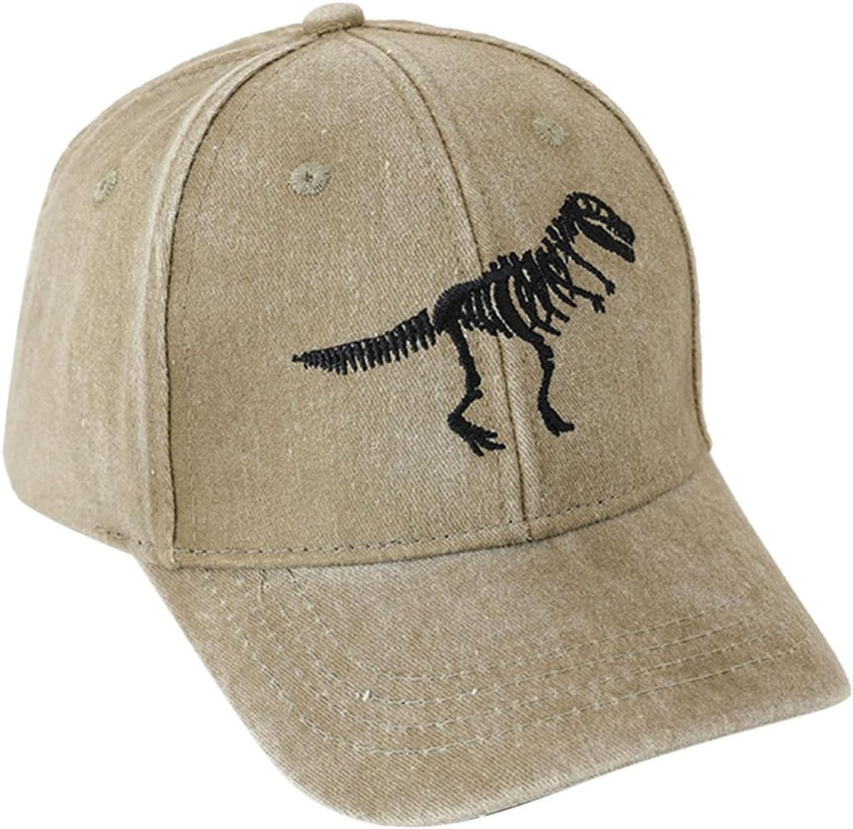 Kinderpet met Print - Baseballpet Zomer - Bescherming tegen zon - Leuk dinosaurus design - Verstelbaar - Blauw