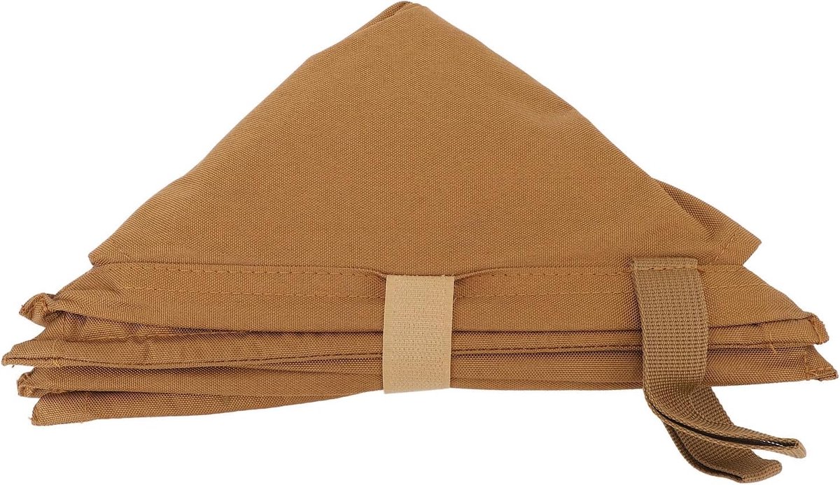 Opvouwbare Afvalbak - Outdoor Tas - Kamperen Picknicken - Windstabiel Ontwerp - 33 Liter - Khaki