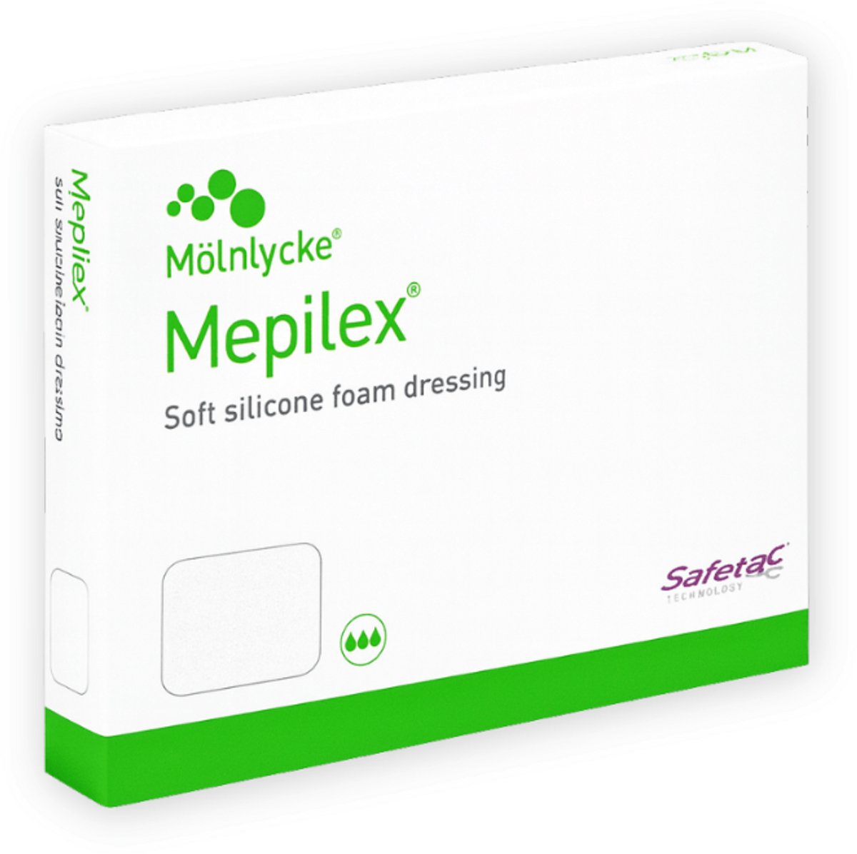 Mepilex absorberend schuimverband 10 x 12 cm 5 stuks