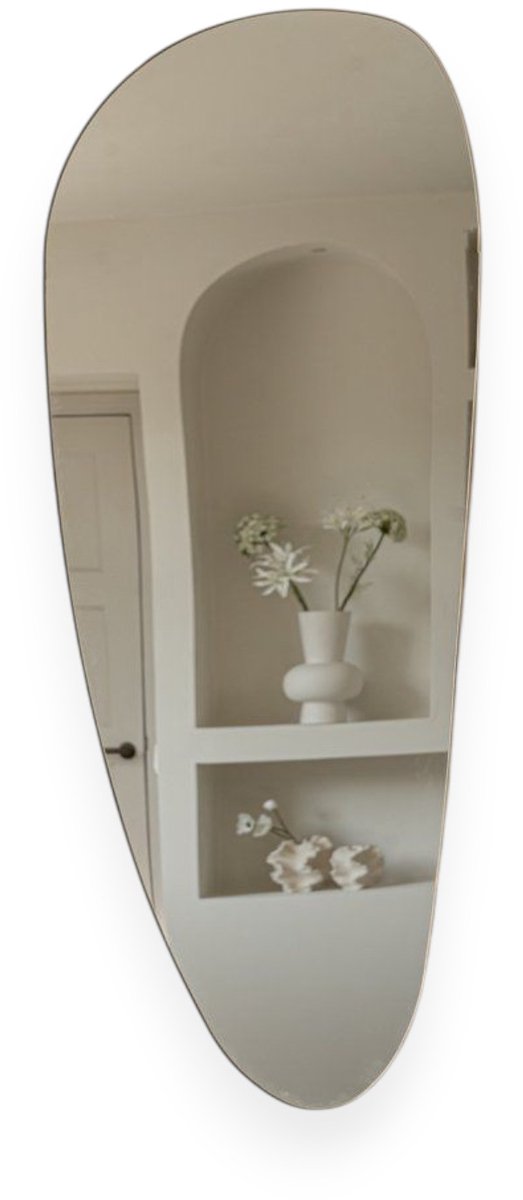 Indore Home Grote organische wandspiegel Dean | Brons | 120 x 50 cm | Indore Home
