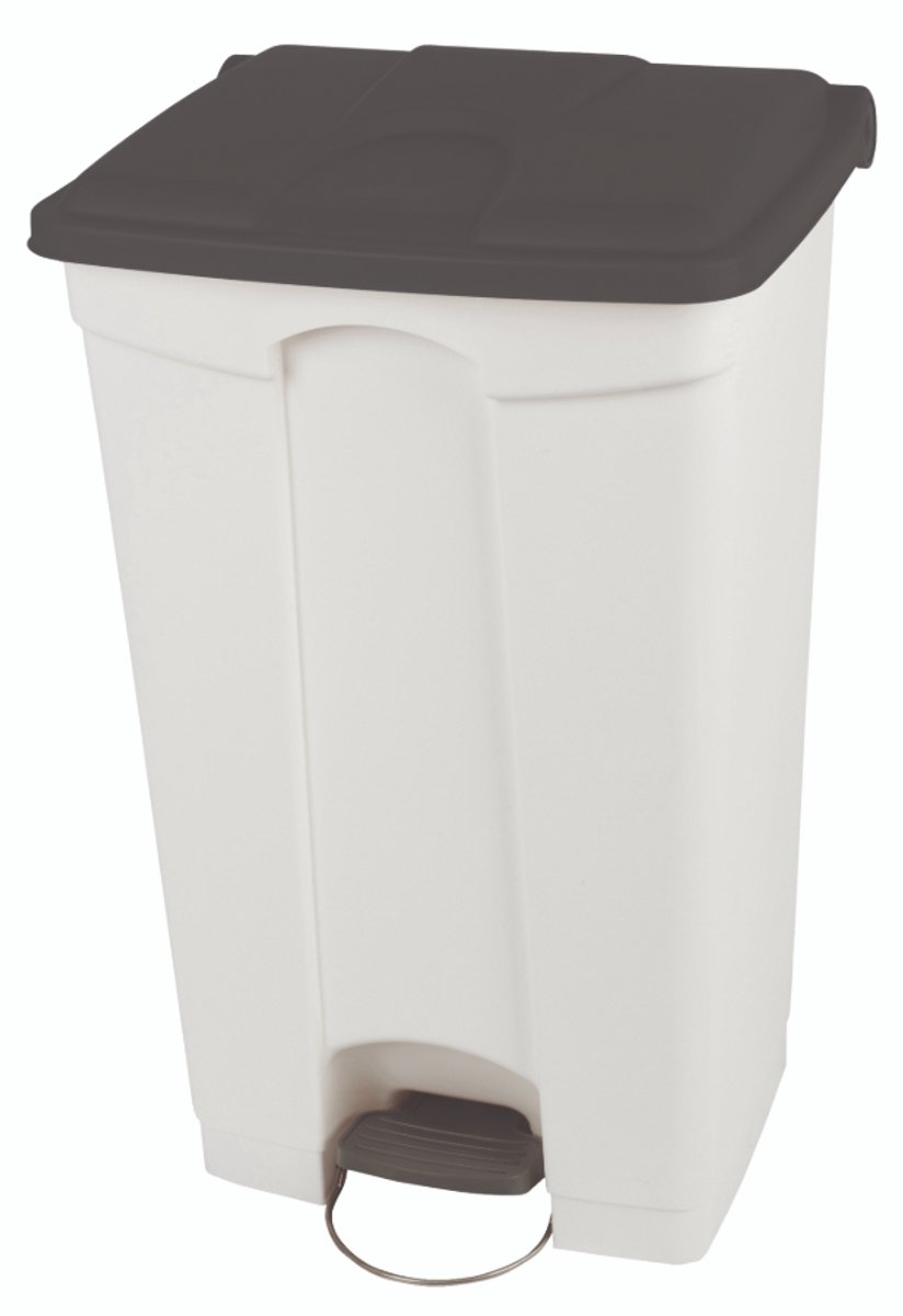 Pedaalemmer - Container met deksel - HACCP - 90 liter - Grijs