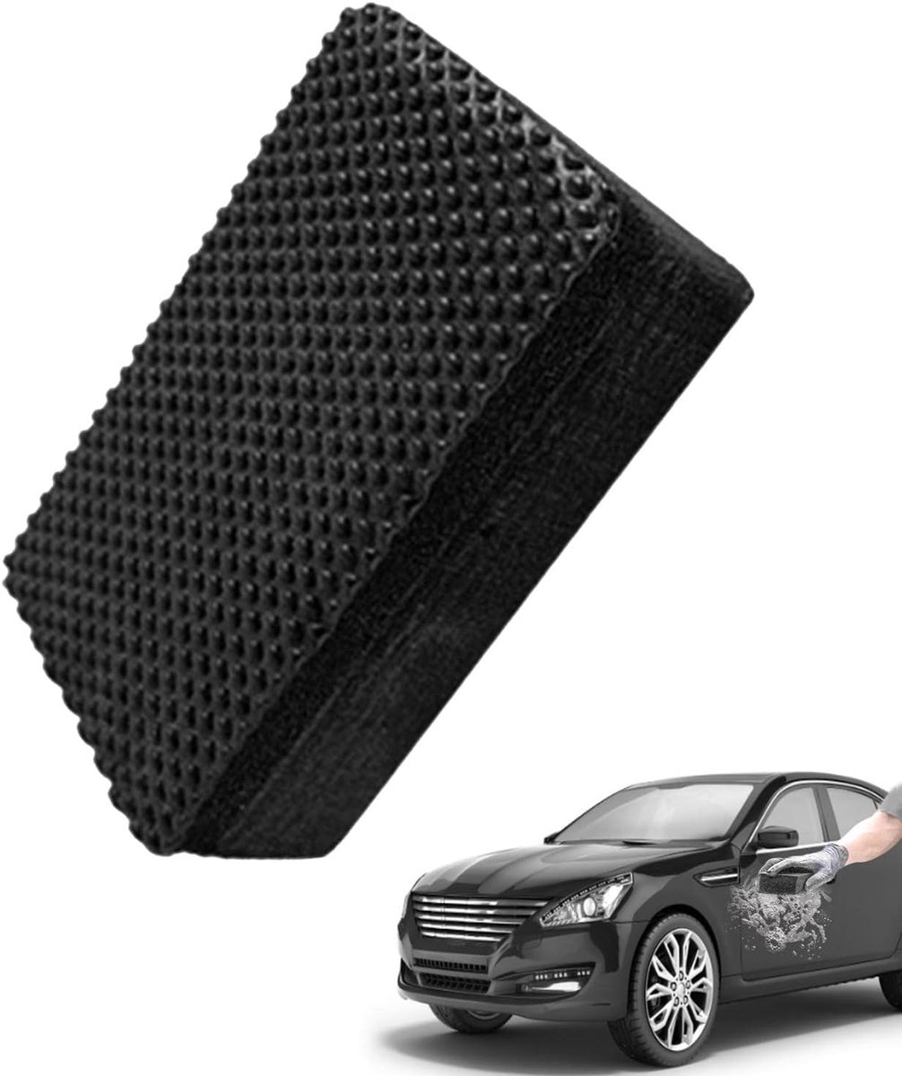 Polijst Spons Set - Reinigingssponsjes - Auto Reinigen - Herbruikbaar - 5 stuks - Grijs