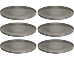 Leonardo Roma bord 27cm taupe - set/6