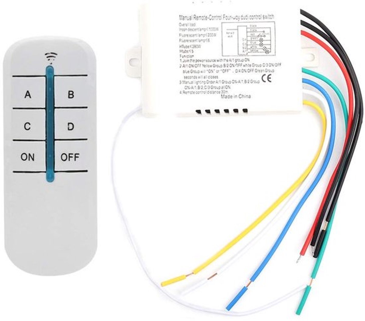 Draadloos switchen met 4 wegen - MTTProducts