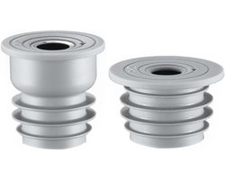Rioolafdichtingen - 2 stuks - Vloerafvoer - Siliconen - Afvoerplug afdekking vloer - 35-40 mm, 45-50 mm - Afvoerbuis afdichting - Met deksel - Voor thuis, keuken en badkamer