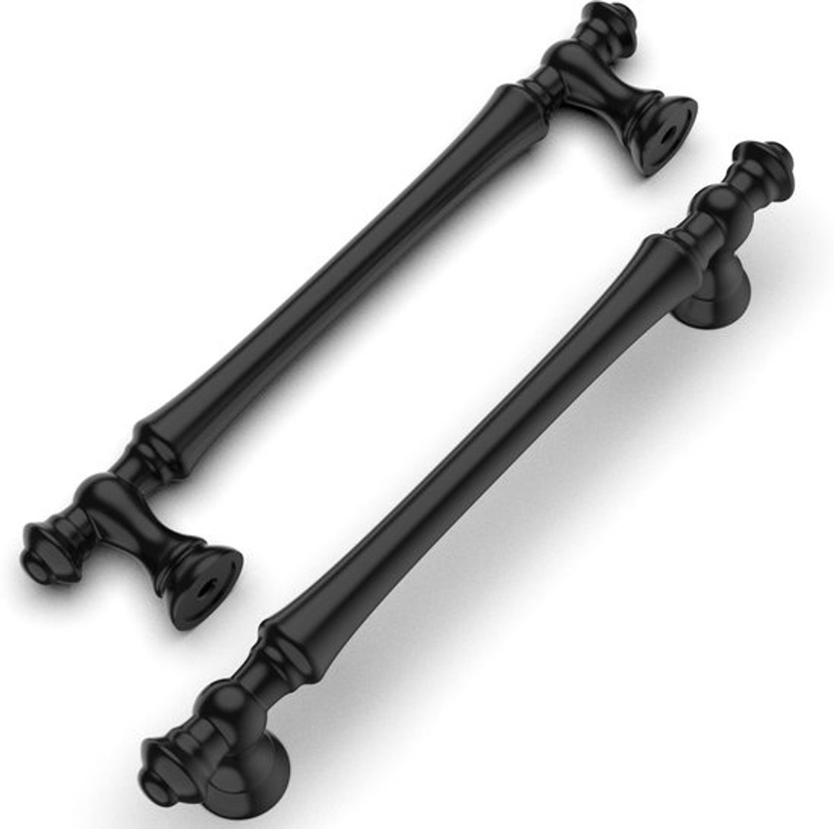MTTProducts - Deurgrepen - Mat Zwart - Modern Design - 128 mm - Robuuste Zinc