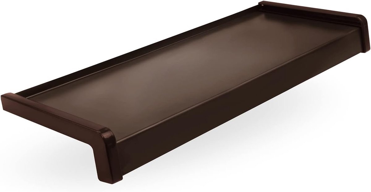 Raambank Staal - Buiten Vensterbank - Decoratie Plaatsen - Weerbestendig Poedercoating - 110 cm Diep 15 cm - Brons
